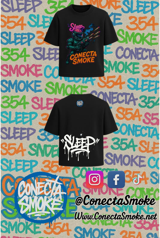 Playera "Sleepstronauta - Fuego en el Espacio"