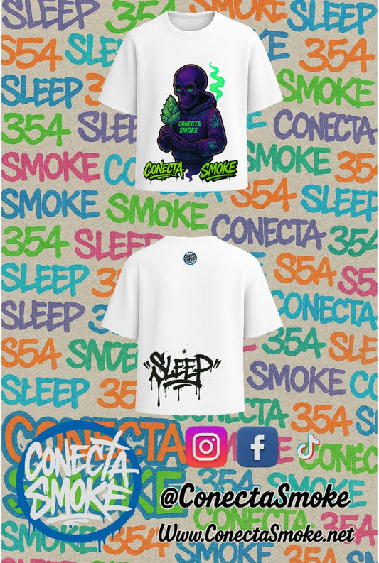 Playera "Calaca Morada - Lealtad Hasta el Humo"