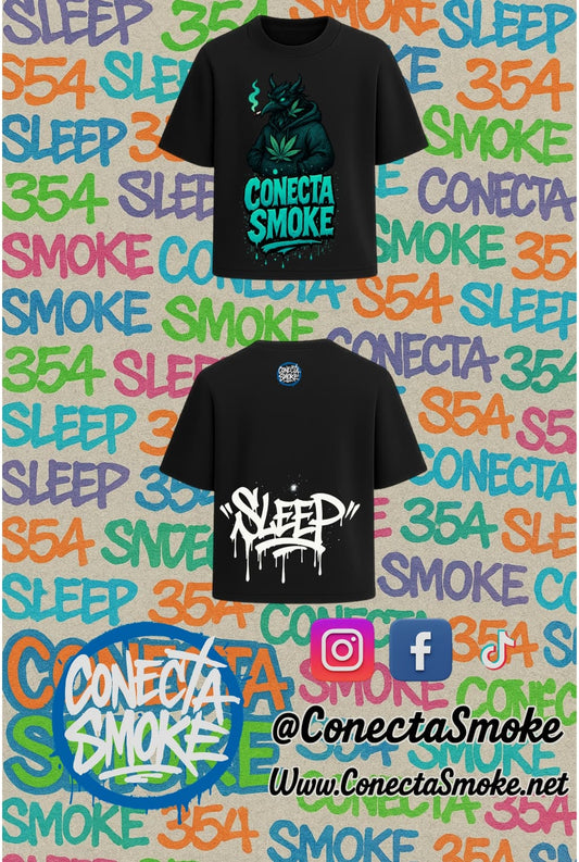 Playera "Cuervo Azul - Conecta Smoke"